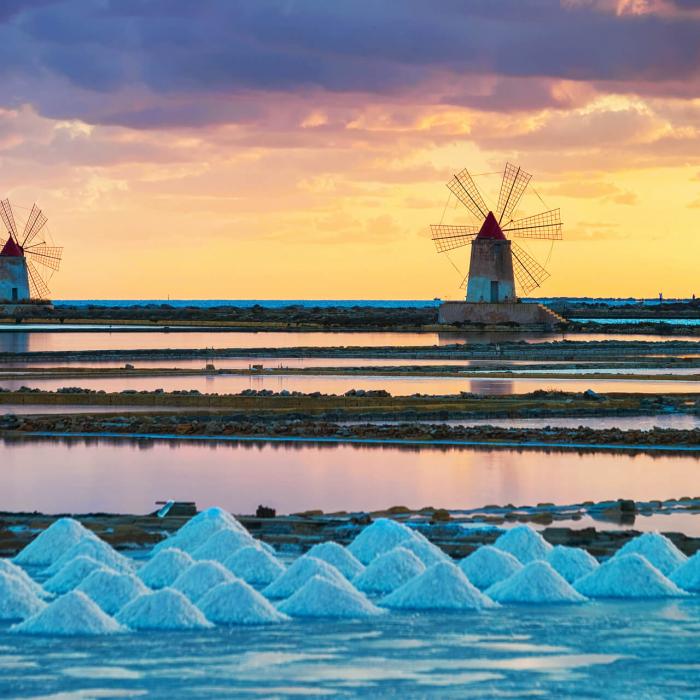 Trapani - Nature reserve of the salt pans of Trapani